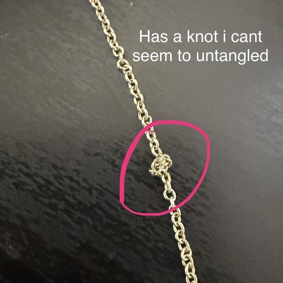 Monogram Sideway Letter “A” Gold necklace - Picture 7 of 8